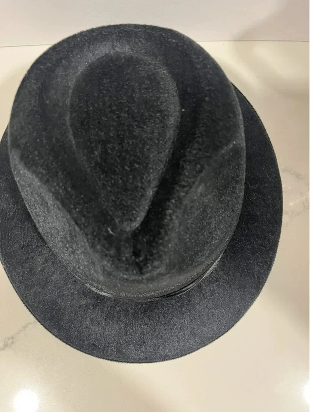 Black fedora hat Costume Velvet party new years